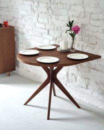 Halve racebaan eettafel voor 4 JUBI