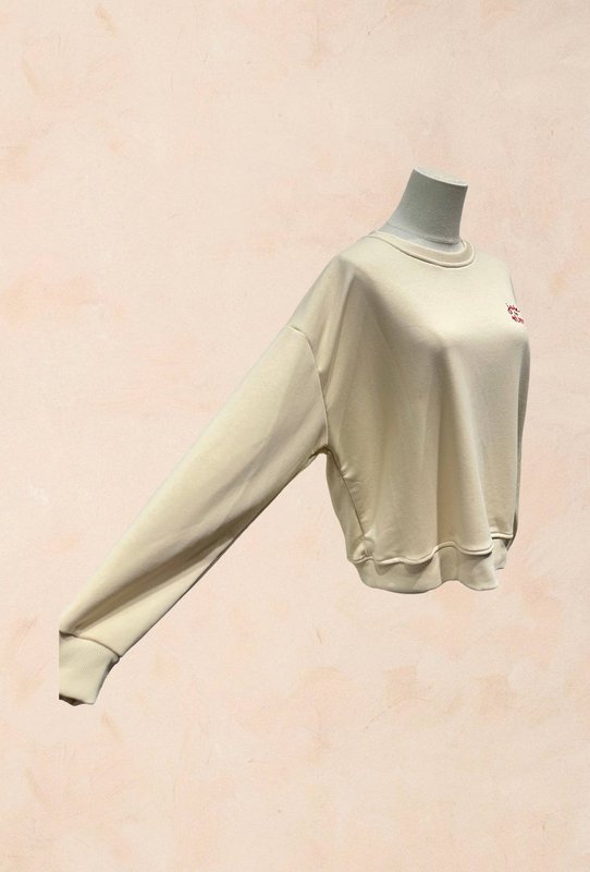 Sweat joie de vivre en coton
