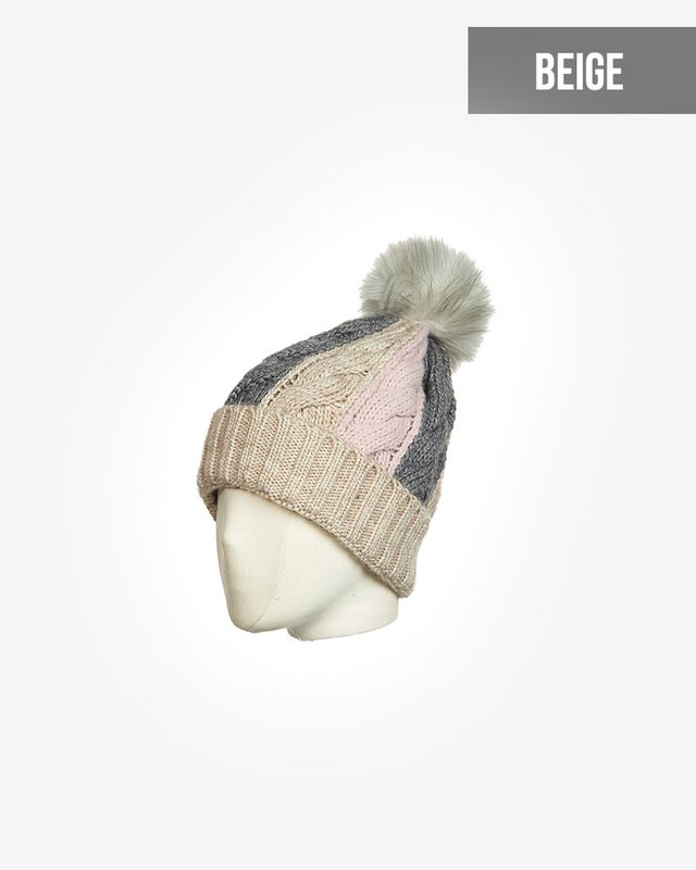 Bonnet Femme avec Pompon : HERCAN