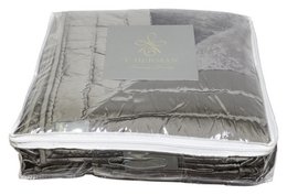 BEDCOVER ANTRACITE GREY 180*265cm - ANIMA