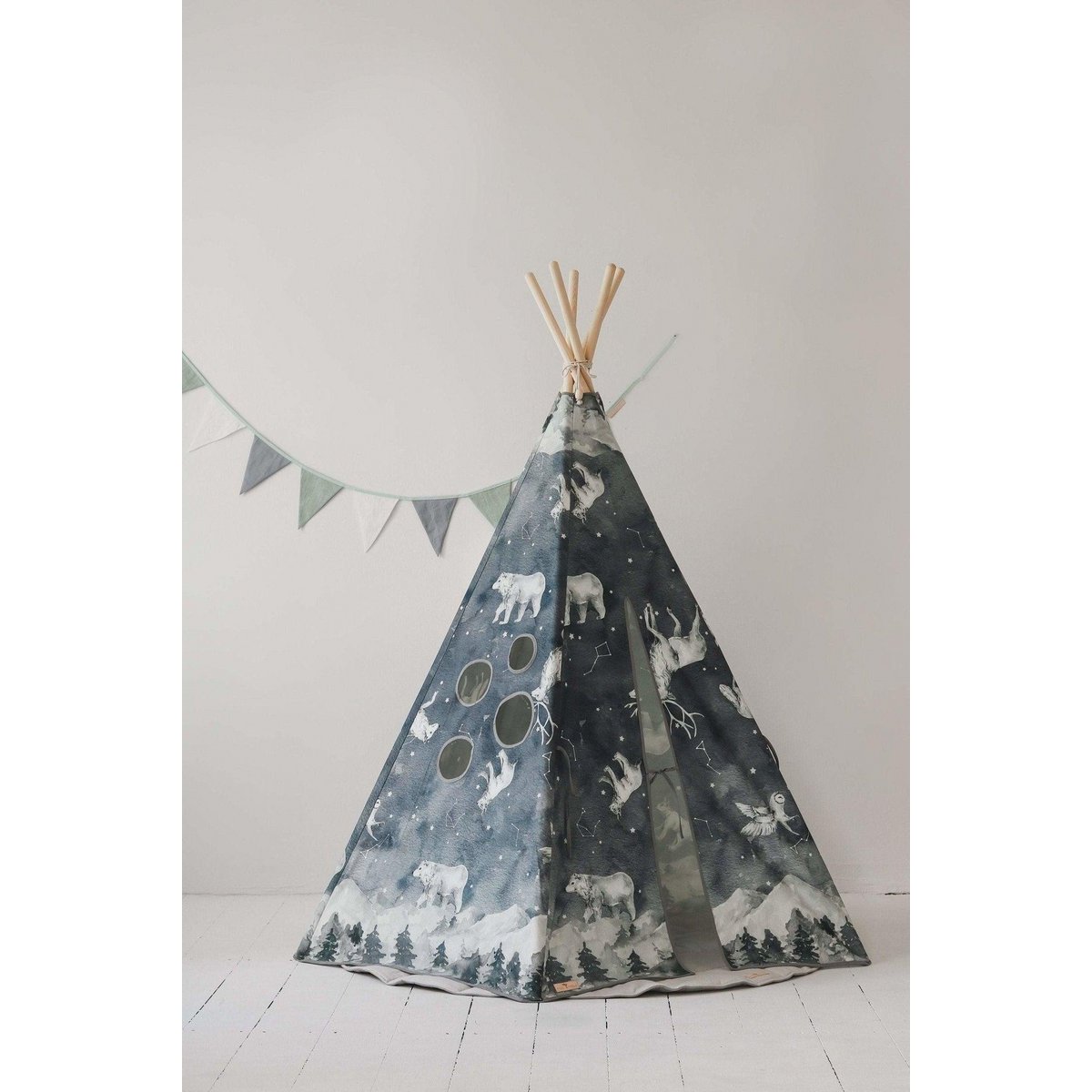 Tipi- und Mattenset „Nachthimmel“