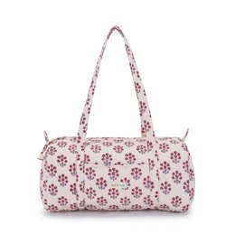Wochenendtasche aus Bio-Baumwolle - Rosa Blume