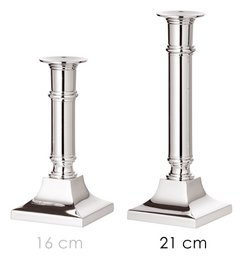 EDZARD candlestick Kent candlestick, silver-plated, tarnish-resistant, height 21 cm
