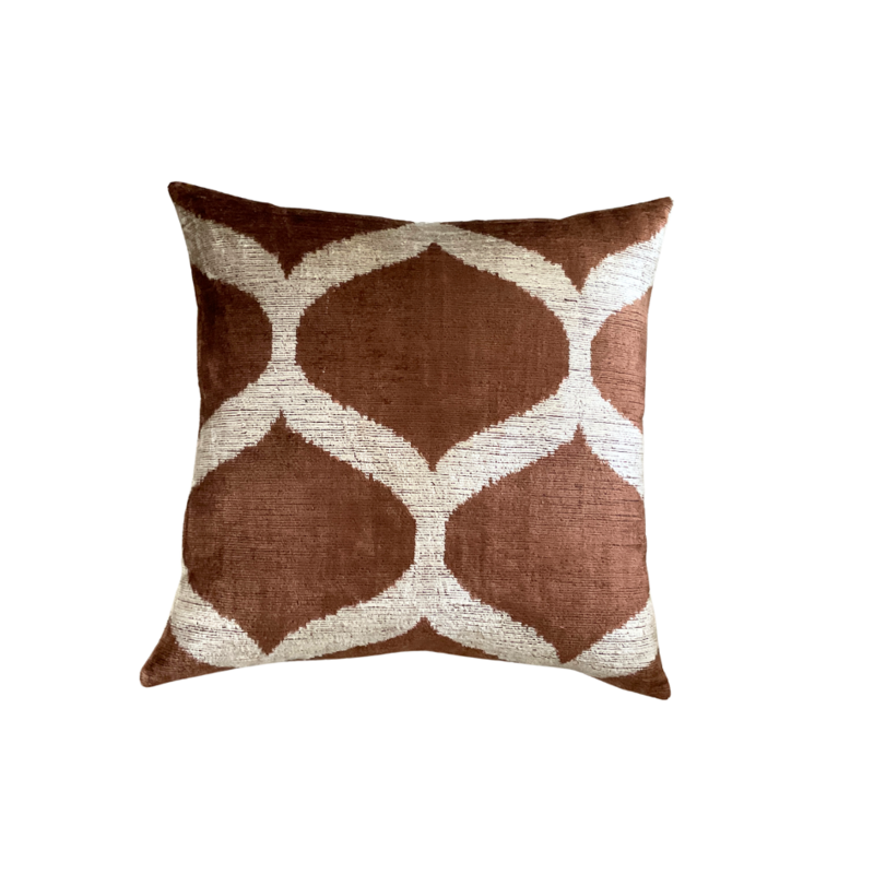Velvet Ikat Kiss Khorra 50x50 cm