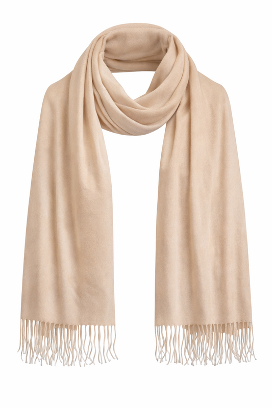HS Cashmere Look tørklæde - 10+ farver - 180x68cm - Alsidig brug