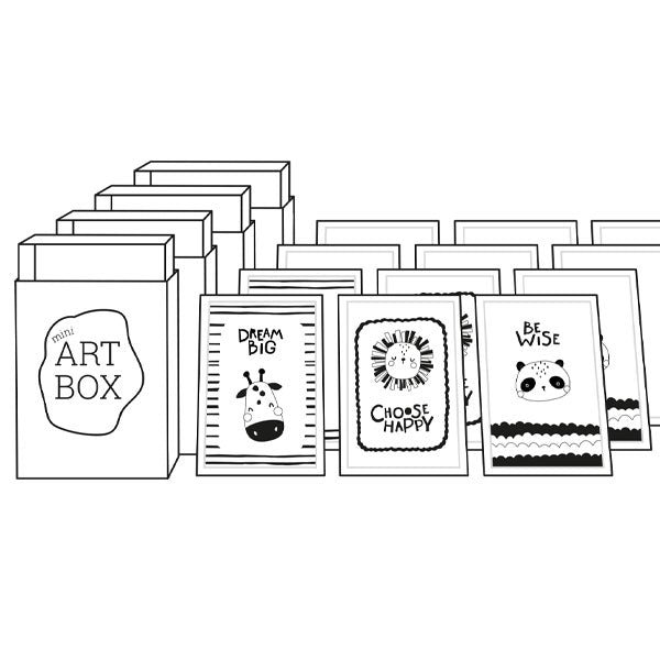 DIY Mini Art - Dream Big (4 Stück)