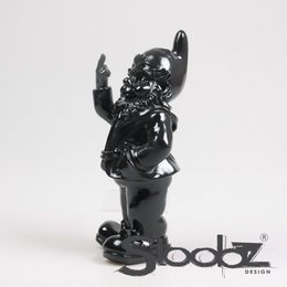 Stoobz Design Gnome F*ck You Black | 16x12x32 cm