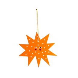 Décor suspendu de sapin de Noël en étoile, décor de Noël symbolique
