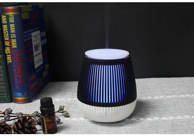 Diffusore di aromi ad ultrasuoni con lampada colorata per umidificatore per aromaterapia USB creativo