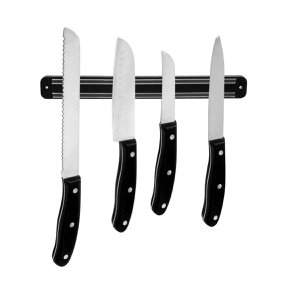 Set of 5 Fit knives and 1 Nirosta wall rack