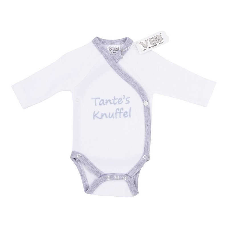 Body "Tante's Knuffel" Blanc Gris
