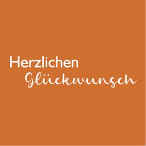 Grußkarte - Herzlichen Glückwunsch