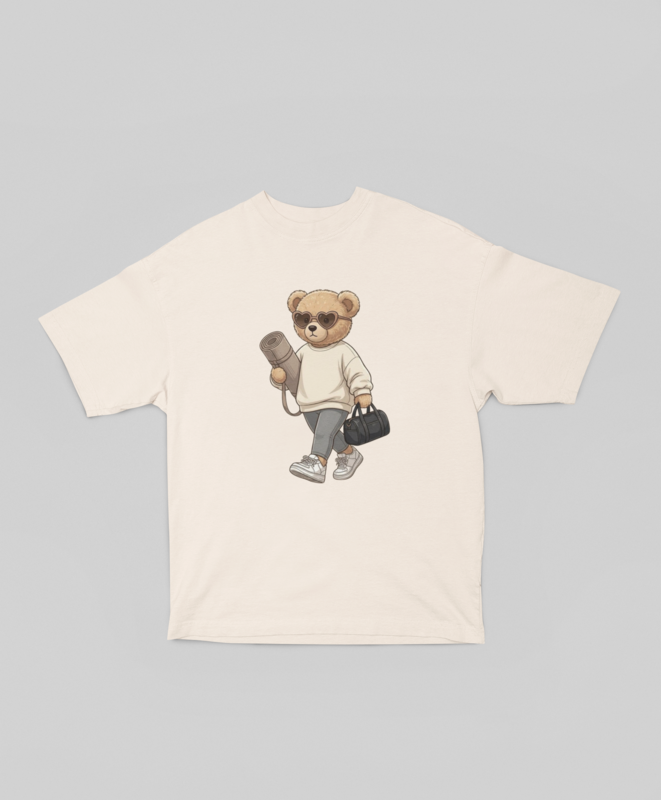 Oversized T-shirt Pilates Bear
