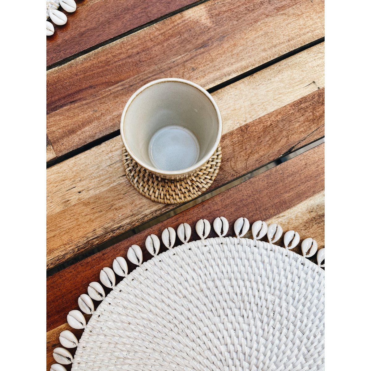 Lombok Rattan Coaster