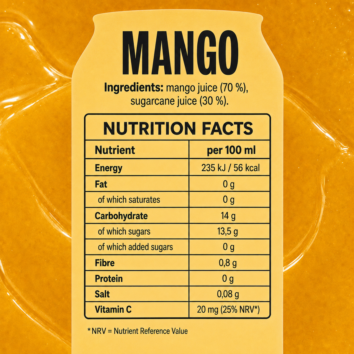Sok z mango i trzciny cukrowej Lares