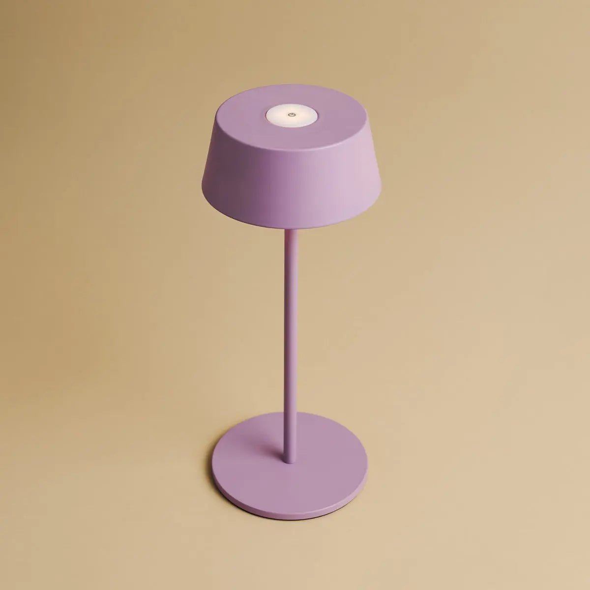 Lámpara de mesa recargable Hugo Violet Lila