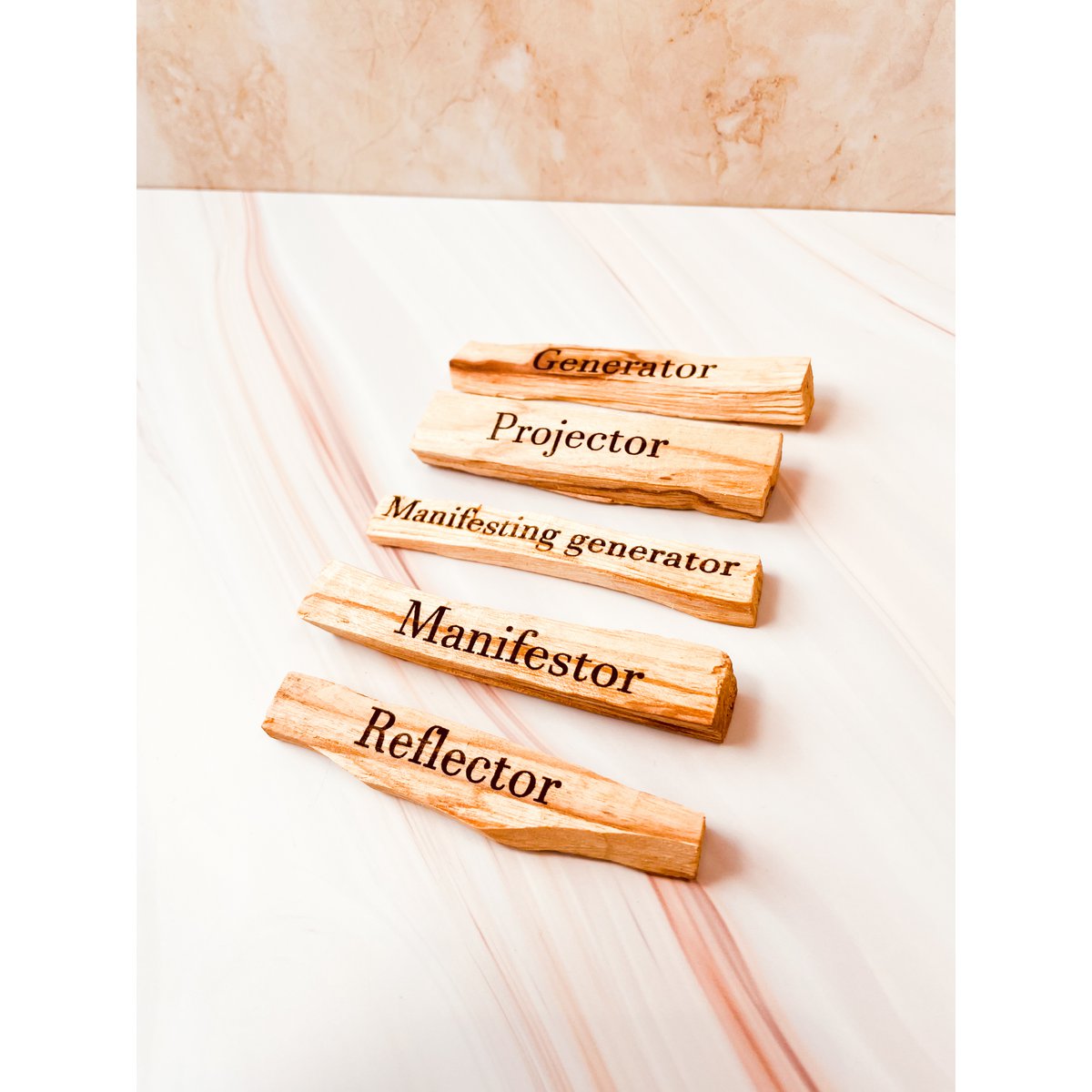 Palo Santo anche Texst: Human Design Types