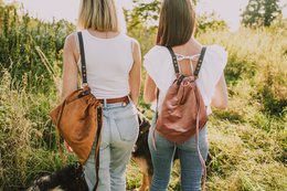 Backpack, bag from the Fluffy Puppy brand, Velour material, 16 colors, hand made!