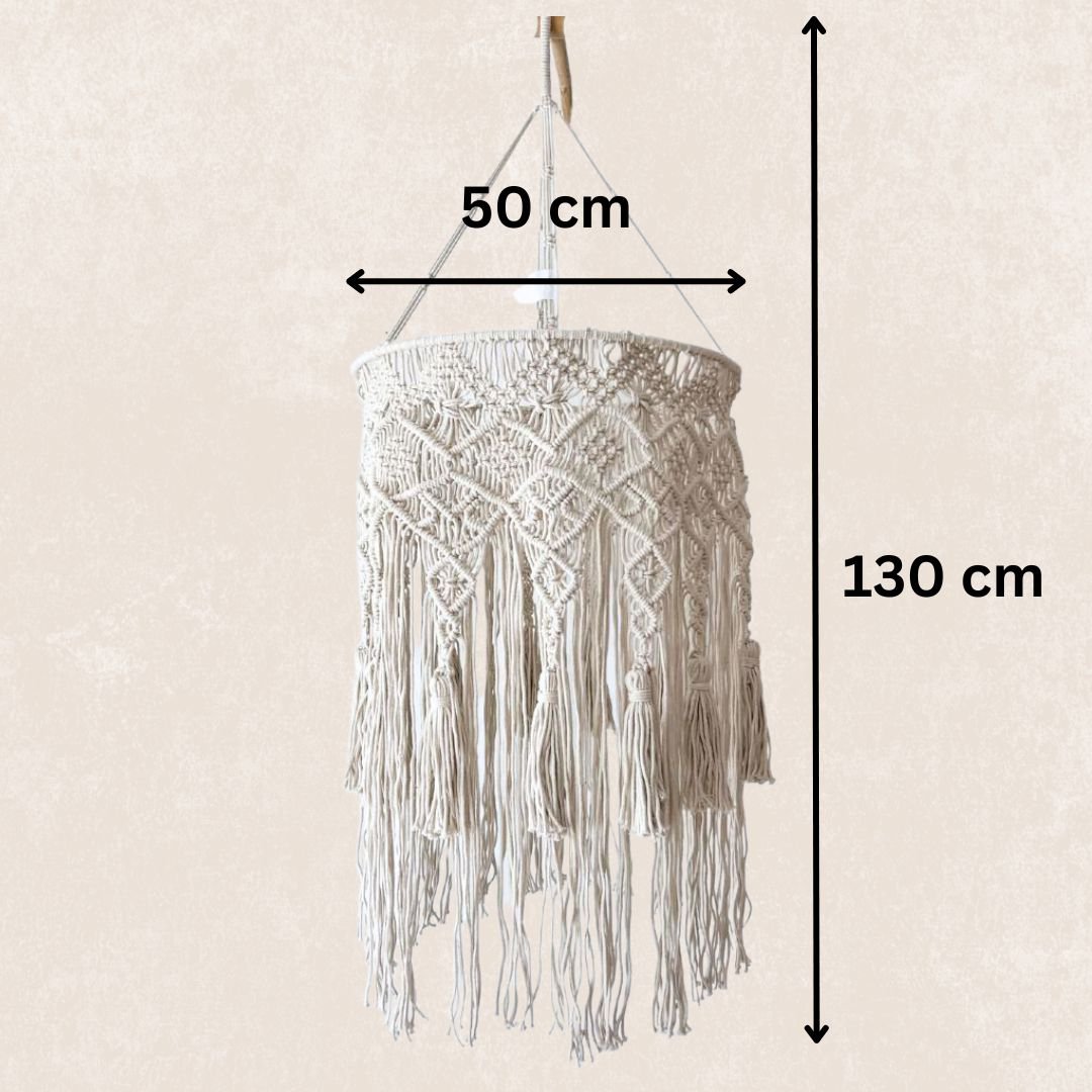 Pantalla de macramé XL | Ascua