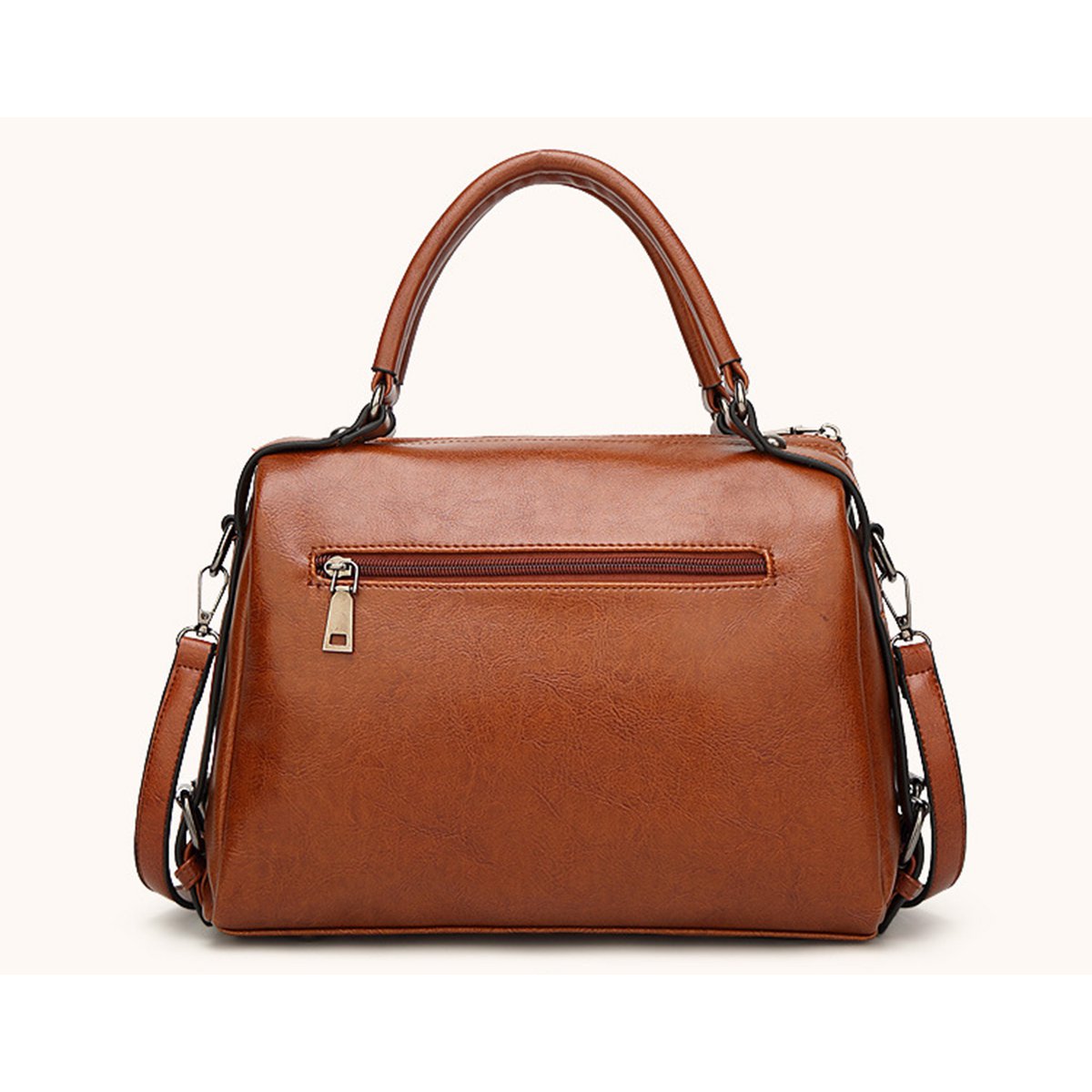 AnBeck Women's Elegant PU Leather Shoulder Bag / Top Handle (2 Color Options)