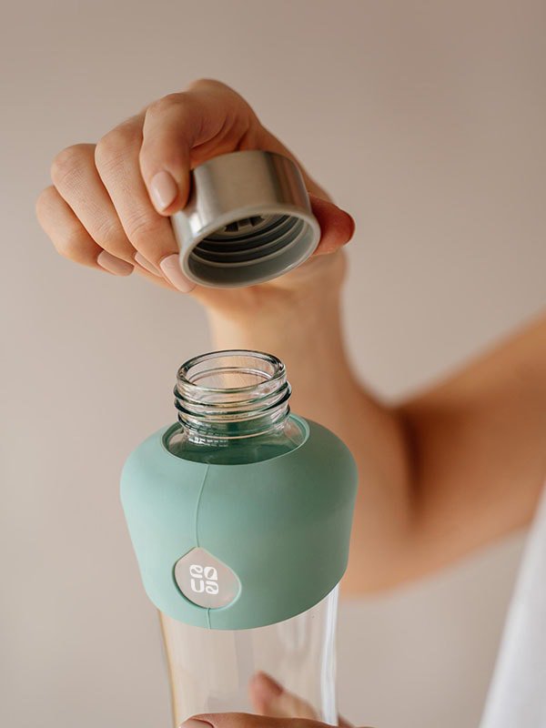 EQUA Squeeze Active Glass Water Bottle