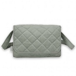 Poppen Verzorgingstas corduroy mint