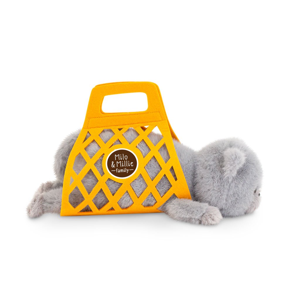 Plush toy, Milo&Millie, Milo the Grey Cat (35 and 56cm)