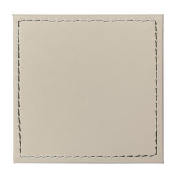 Coasters DUO, set of 4, olive/ivory