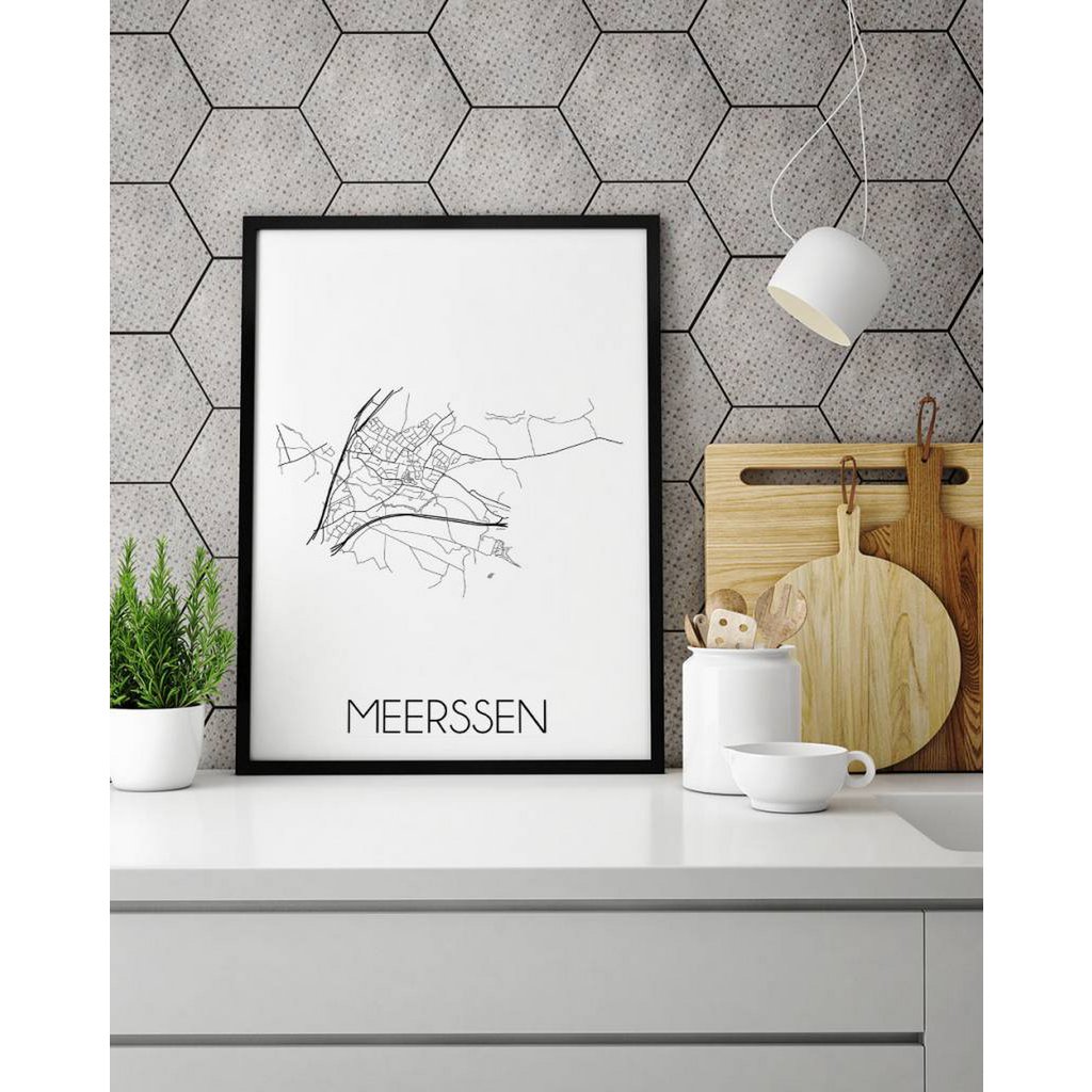 Meerssen Map poster