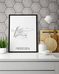 Meerssen Map poster
