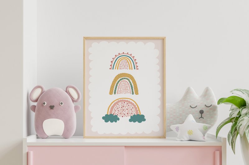 Plakat | Mynte | regnbuer