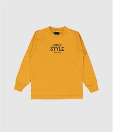 Street Style Cúrcuma – Camiseta de manga larga niño