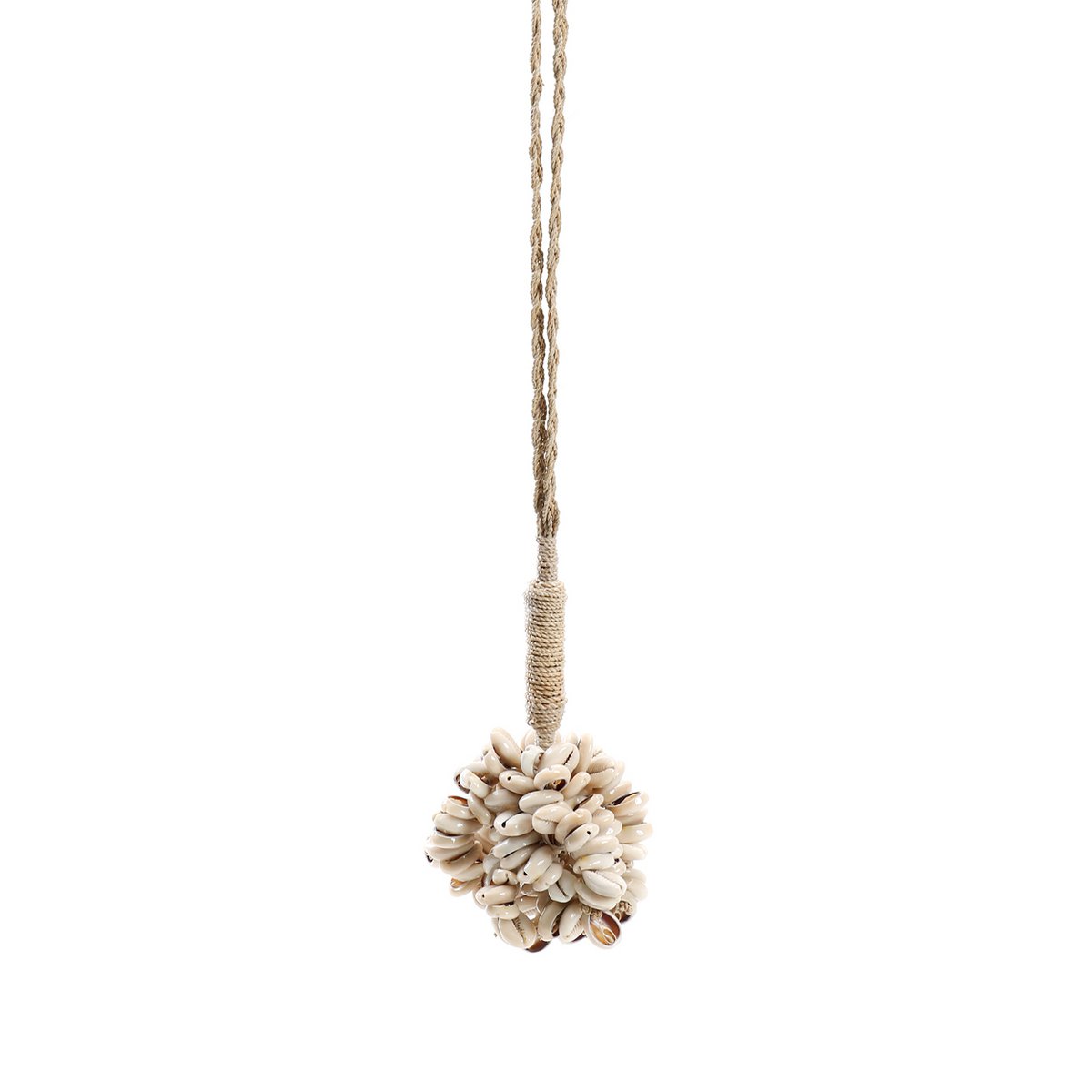 Le gland Cowrie Shell de porte - Naturel