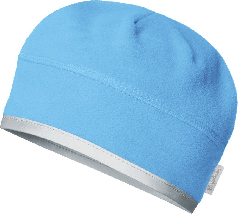Fleecemütze passend für Helme - aquablau