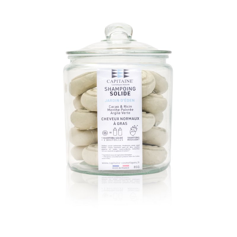 Solid shampoo jar - Garden of Eden - 20 x 85g