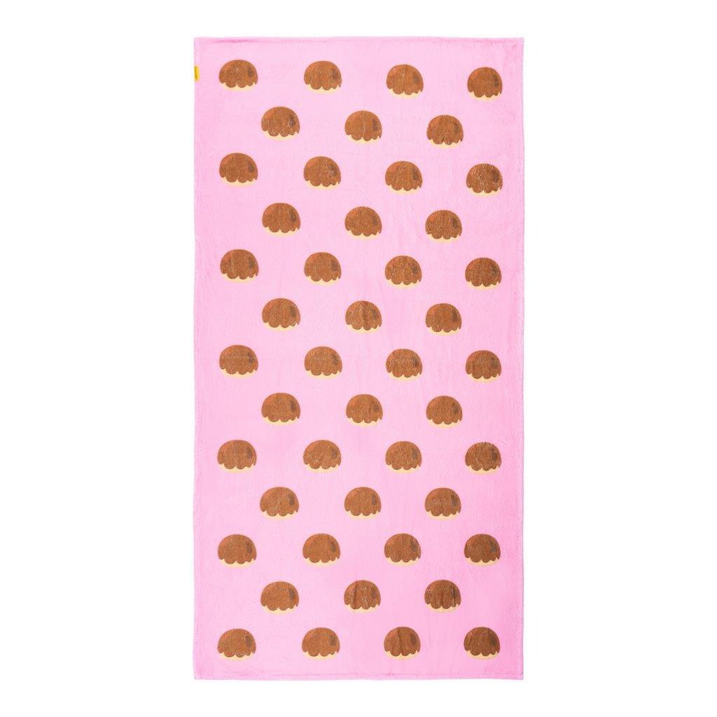 Ciasto czekoladowe Beachtowel o nazwie „Bosche Bollen” Pink