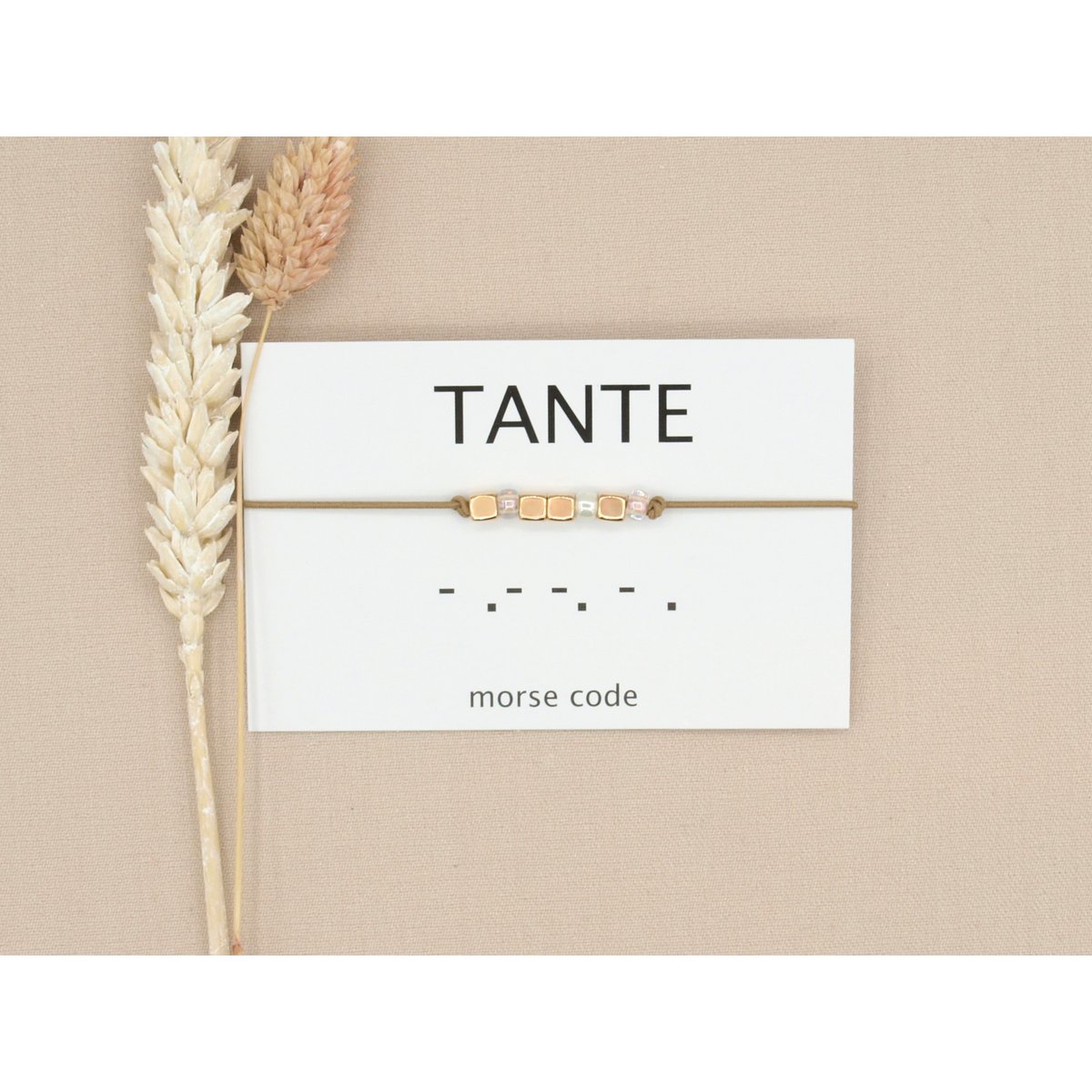 beige Rosé goud plated