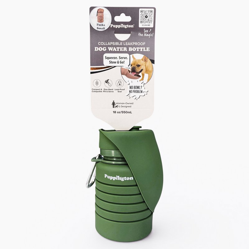 Bouteilles d'eau pliables pour chiens - 6 PAQUETS