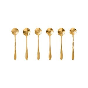 Golden Assorted Flower Desserts - Set van 6