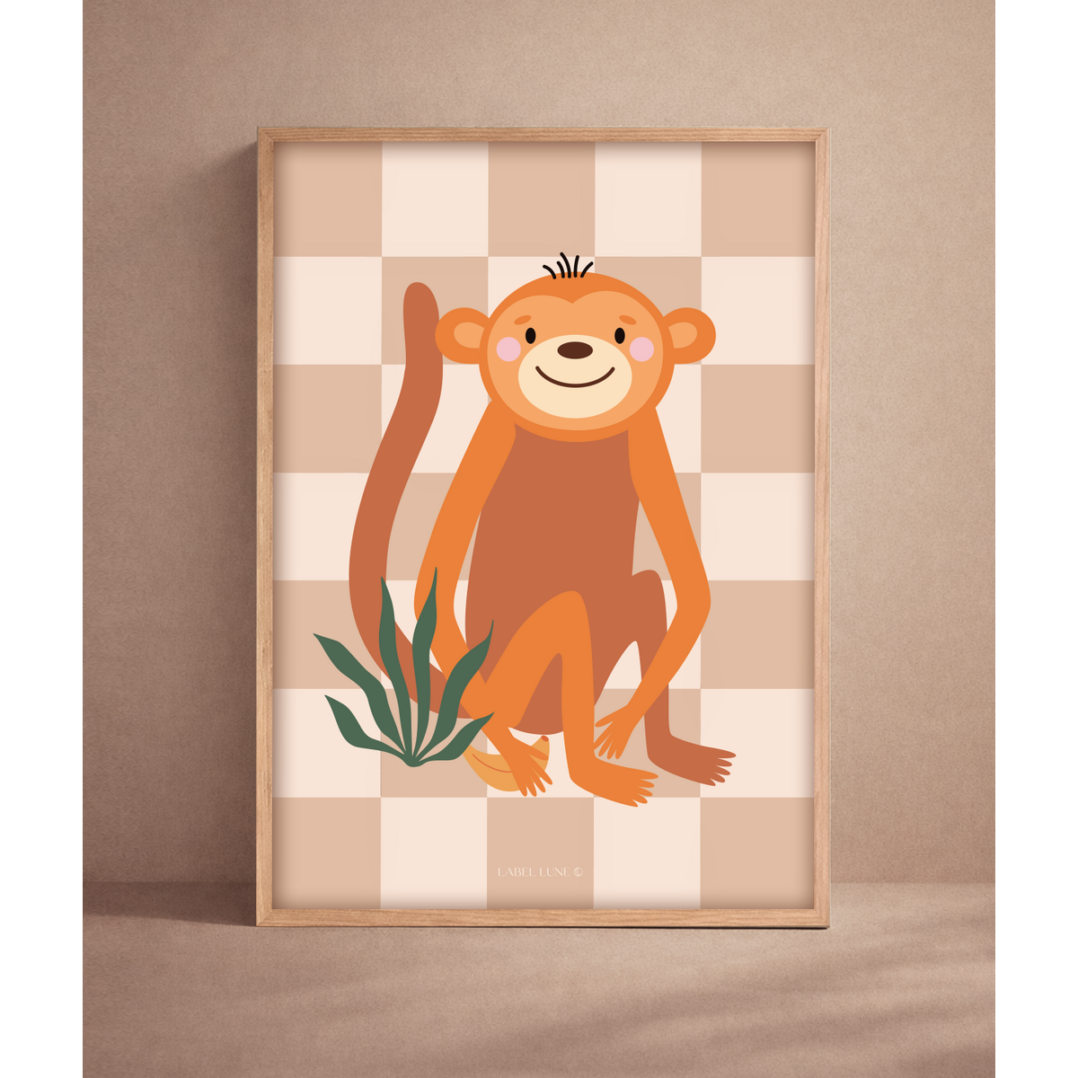 Affiche chambre d'enfant - Monkey Don