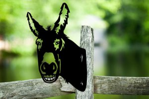 Peekaboo Esel/ Esel Beppo, 141643, Schwarz, 20,9 x 30,9 x 0,2 cm