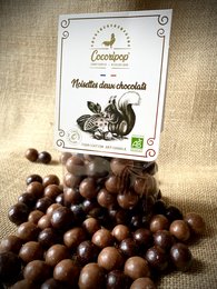 Hasselnødder to chokolader