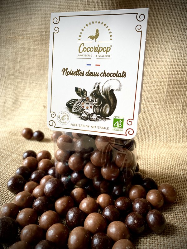 Orzechy laskowe dwie czekoladki