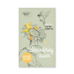 Bloemenzaden 'Bewondering zaaien'