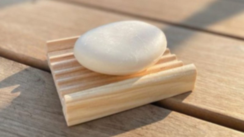 Seifenschale aus Holz