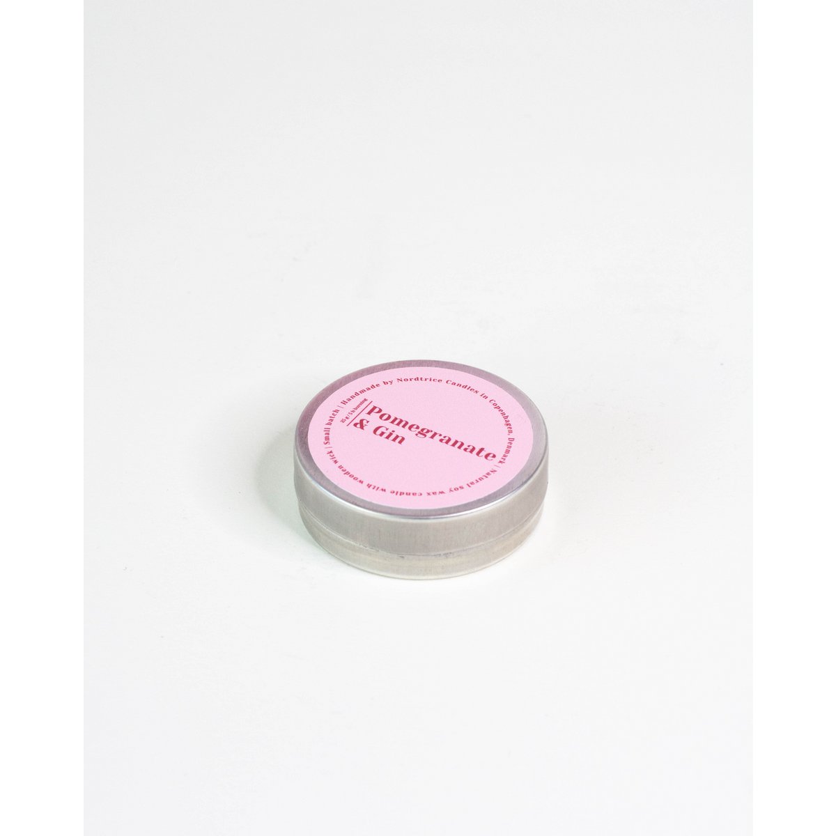 Mini scented soy candles, Pomegranate & Gin