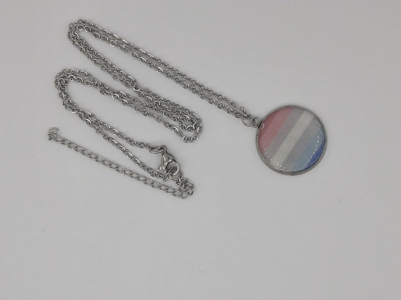 %231190 Bi-Gender-Stolz-Halskette