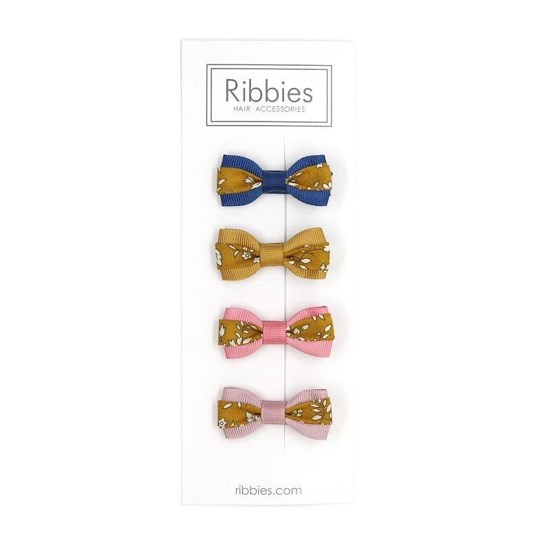 Set de 4 Lazos Liberty - Capel Mostaza