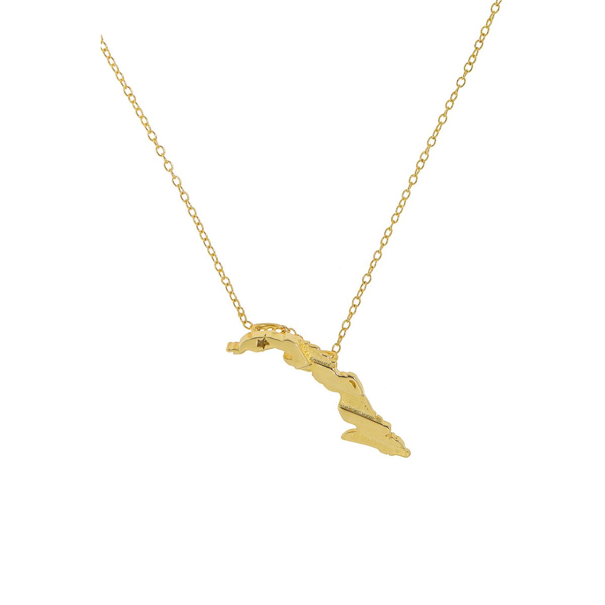 Collier en or de l'île de Cuba