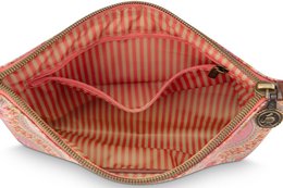 Charly Cosmetic Flat Pouch Medium Ornamento Orange 24x1x15.5cm